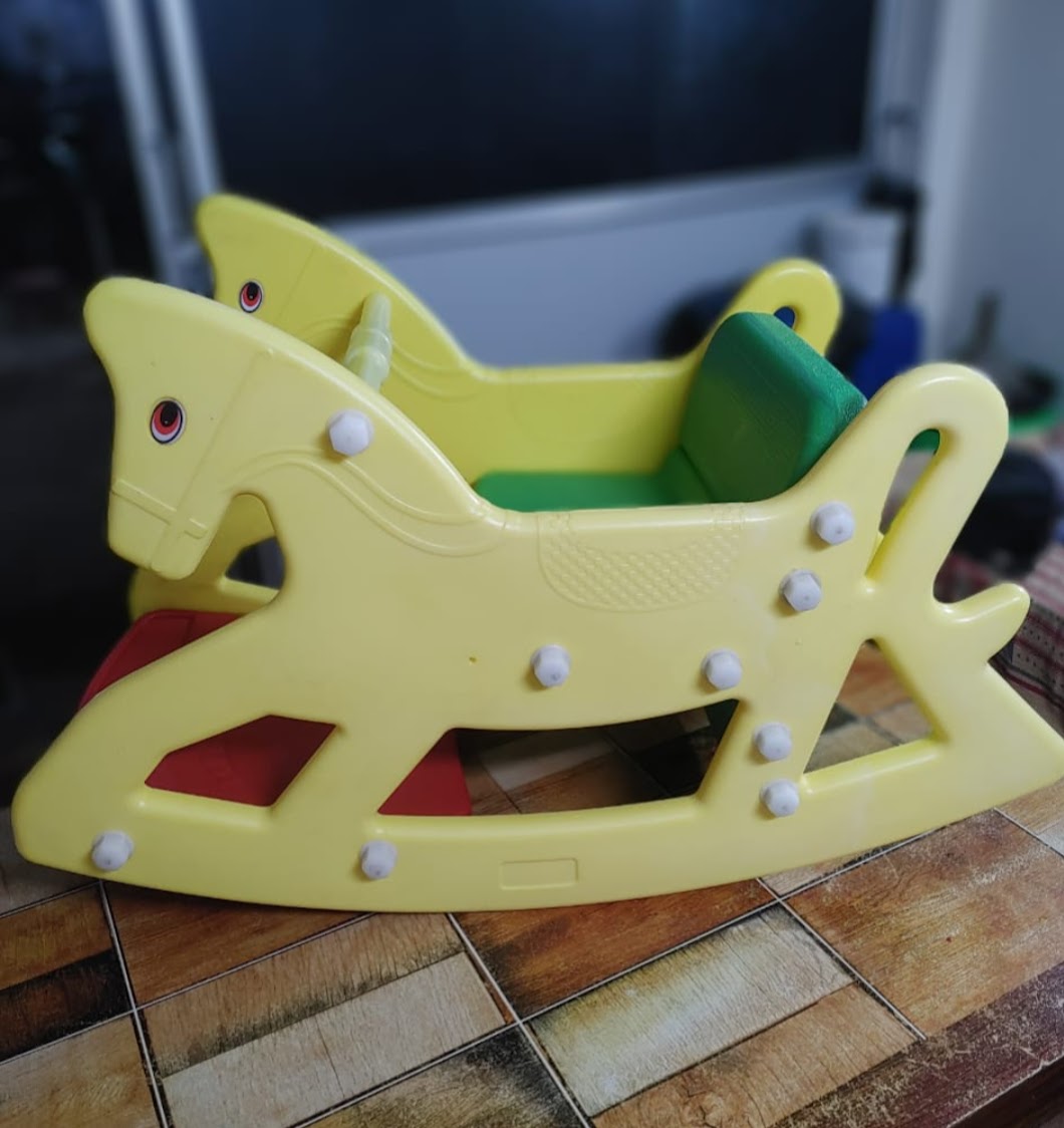 Plastic Horse Rider Baby Chair - Image 2