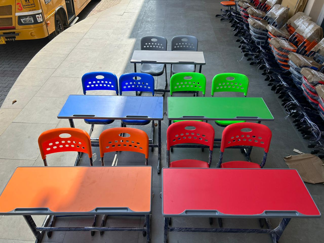 New Design Seater School Chair - Image 2